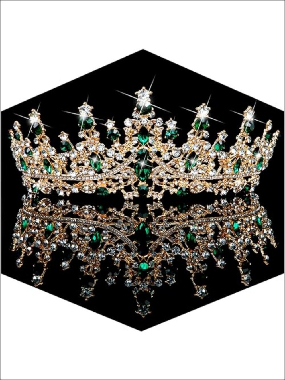 Crystal Tiara Wedding Prom Queen Headband Princess Crown